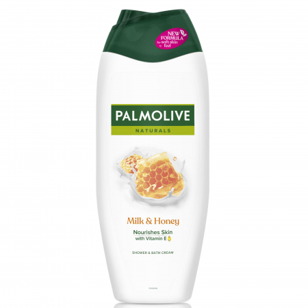 Gel de duș - Palmolive Gel de dus, 750 ml, Naturals Milk & Honey extract