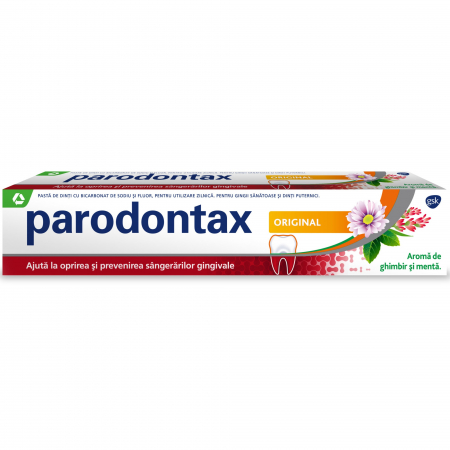 Igienă orală - Parodontax Pasta de dinti, Original Menta & Ghimbir, 75 ml