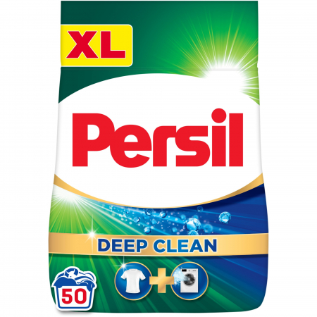 Detergent rufe pudră - Persil Detergent automat, 3 kg, 50 spalari, Deep Clean Universal