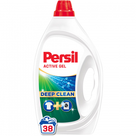 Detergent rufe lichid - Persil Detergent lichid, 1.71 L, 38 spalari, Deep Clean Active Gel