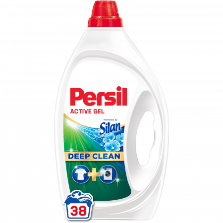 Detergent rufe lichid - Persil Detergent lichid, 1.71 L, 38 spalari, Deep Clean Active Gel Freshness by Silan