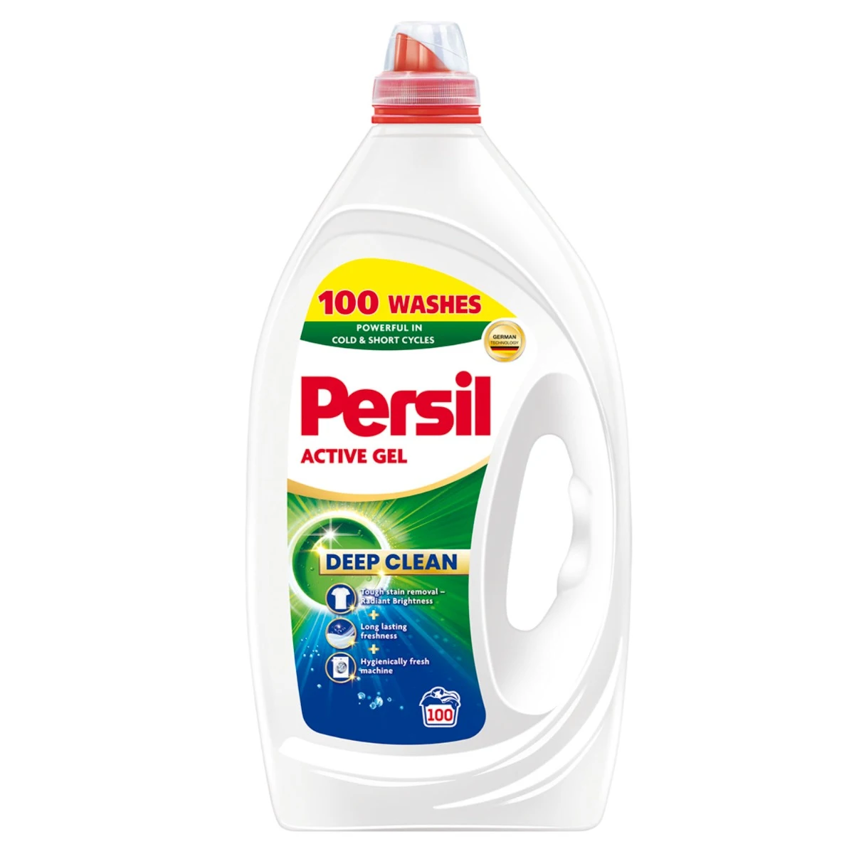 Detergent rufe lichid - Persil Detergent lichid, 4.5 L, 100 spalari, Deep Clean Active Gel