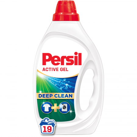 Detergent rufe lichid - Persil Detergent lichid, 855 ml, 19 spalari, Deep Clean Active Gel