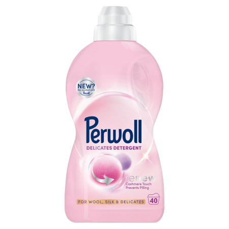 PRODUSE CURĂȚENIE - Perwoll Detergent lichid, 2L, 40 spalari, Renew Delicate