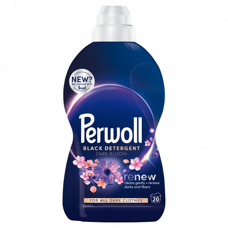 Detergent rufe lichid - Perwoll Detergent lichid, 1L, 20 spalari, Renew Dark Bloom
