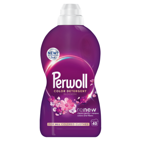 PRODUSE CURĂȚENIE - Perwoll Detergent lichid, 2L, 40 spalari, Renew Blossom