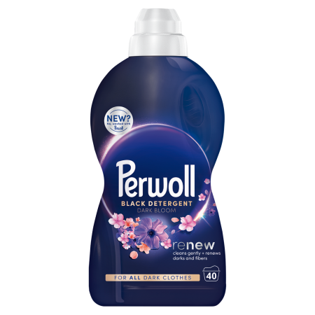 PRODUSE CURĂȚENIE - Perwoll Detergent lichid, 2L, 40 spalari, Renew Dark Bloom