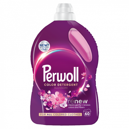 Detergent rufe lichid - Perwoll Detergent lichid, 3L, 60 spalari, Renew Blossom