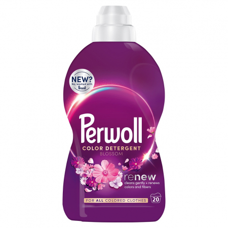 Detergent rufe lichid - Perwoll Detergent lichid, 1L, 20 spalari, Renew Blossom