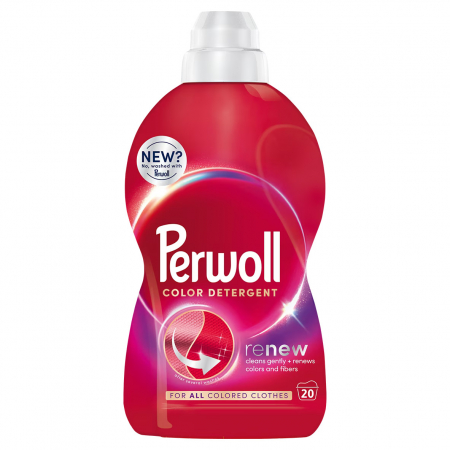 Detergent rufe lichid - Perwoll Detergent lichid, 1L, 20 spalari, Renew Color