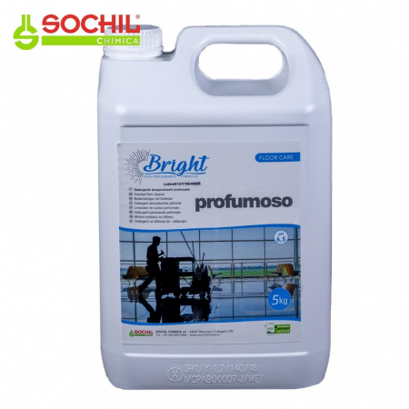 Lemn și parchet - Bright Profumoso Detergent profesional pentru pardoseli, 5 L