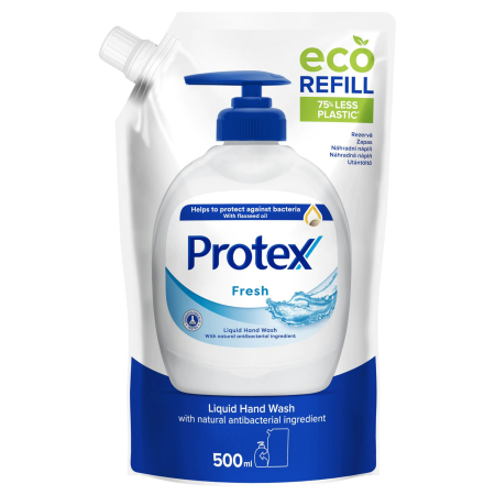 ÎNGRIJIRE PERSONALĂ - Protex Antibacterial Sapun lichid, Rezerva, 500 ml, Fresh