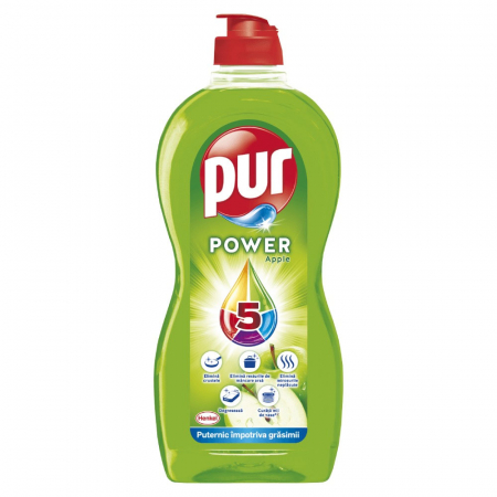Detergenți vase - Pur detergent pentru vase, 450 ml, Apple