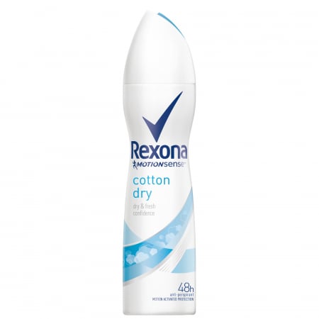 Spray - Rexona Deodorant spray, Femei, 150 ml, Cotton Dry