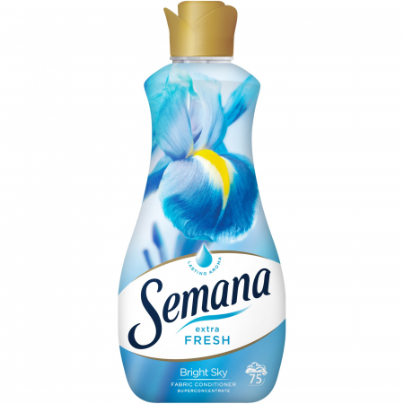 Detergenți rufe - Semana Balsam de rufe, 1.5 L, 75 spalari, Extra Fresh Bright Sky