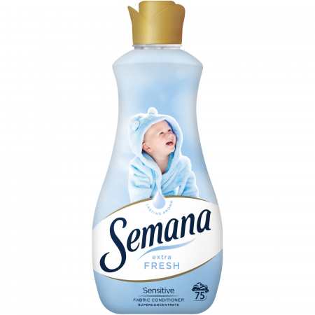 Detergenți rufe - Semana Balsam de rufe, 1.5 L, 75 spalari, Extra Fresh Sensitive
