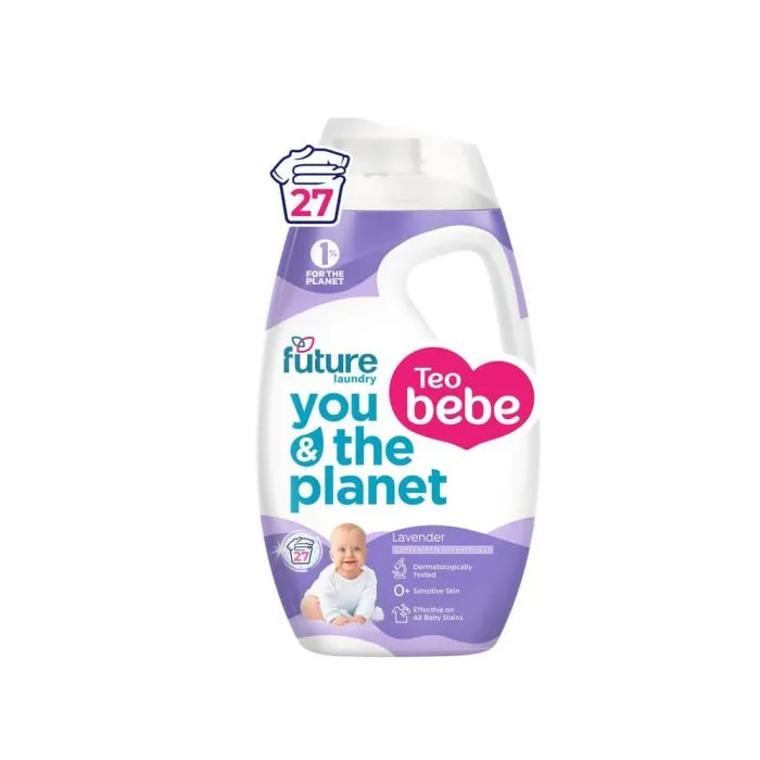Future Teo Bebe Detergent lichid, 1.08 L, 27 spalari, Lavender