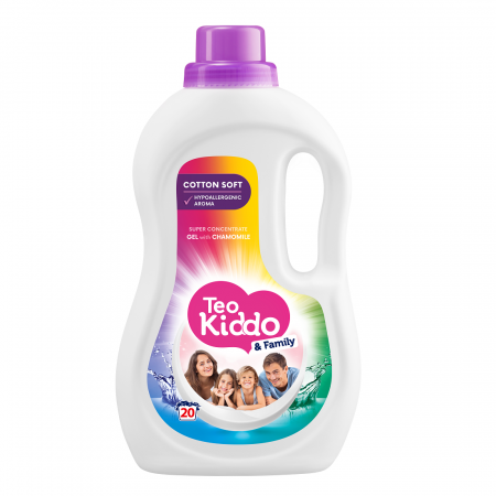 Detergent rufe lichid - Teo Kiddo Detergent lichid, 1.1 L, 20 spalari, Chamomile