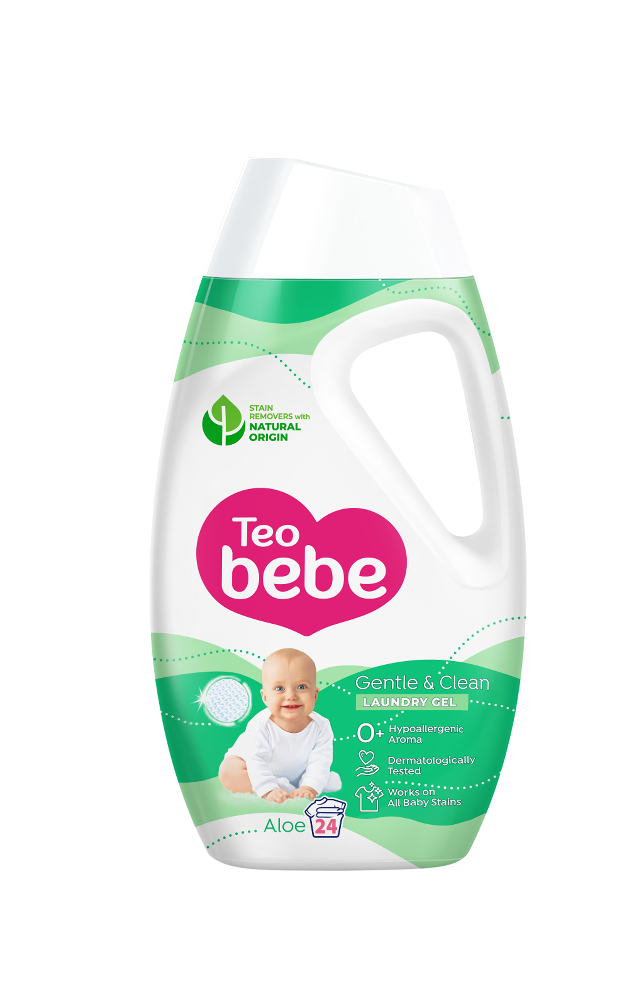 Detergent rufe lichid - Teo Bebe Detergent lichid, 1.08 L, 24 spalari, Gentle & Clean Aloe