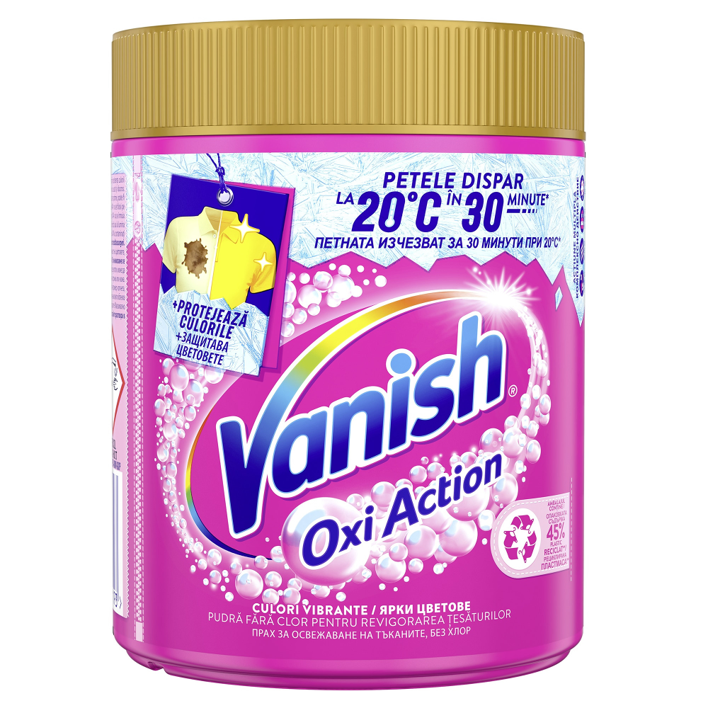 Vanish Pudra pentru indepartarea petelor, 470 g, Oxi Action