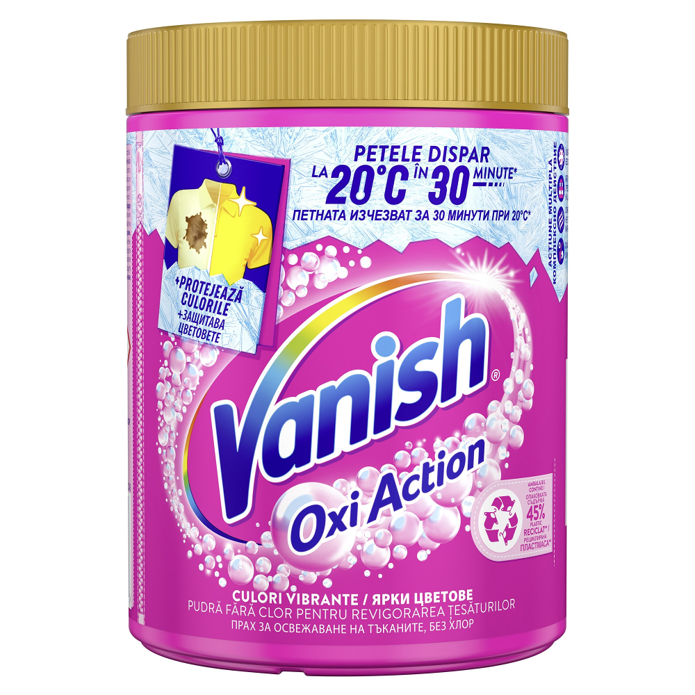 Vanish Pudra pentru indepartarea petelor, 960 g, Oxi Action