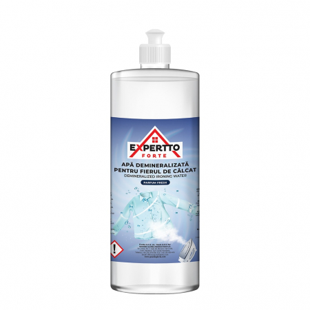 Detergenți rufe - Expertto Forte Apa demineralizata pentru fierul de calcat, 1 L, Fresh