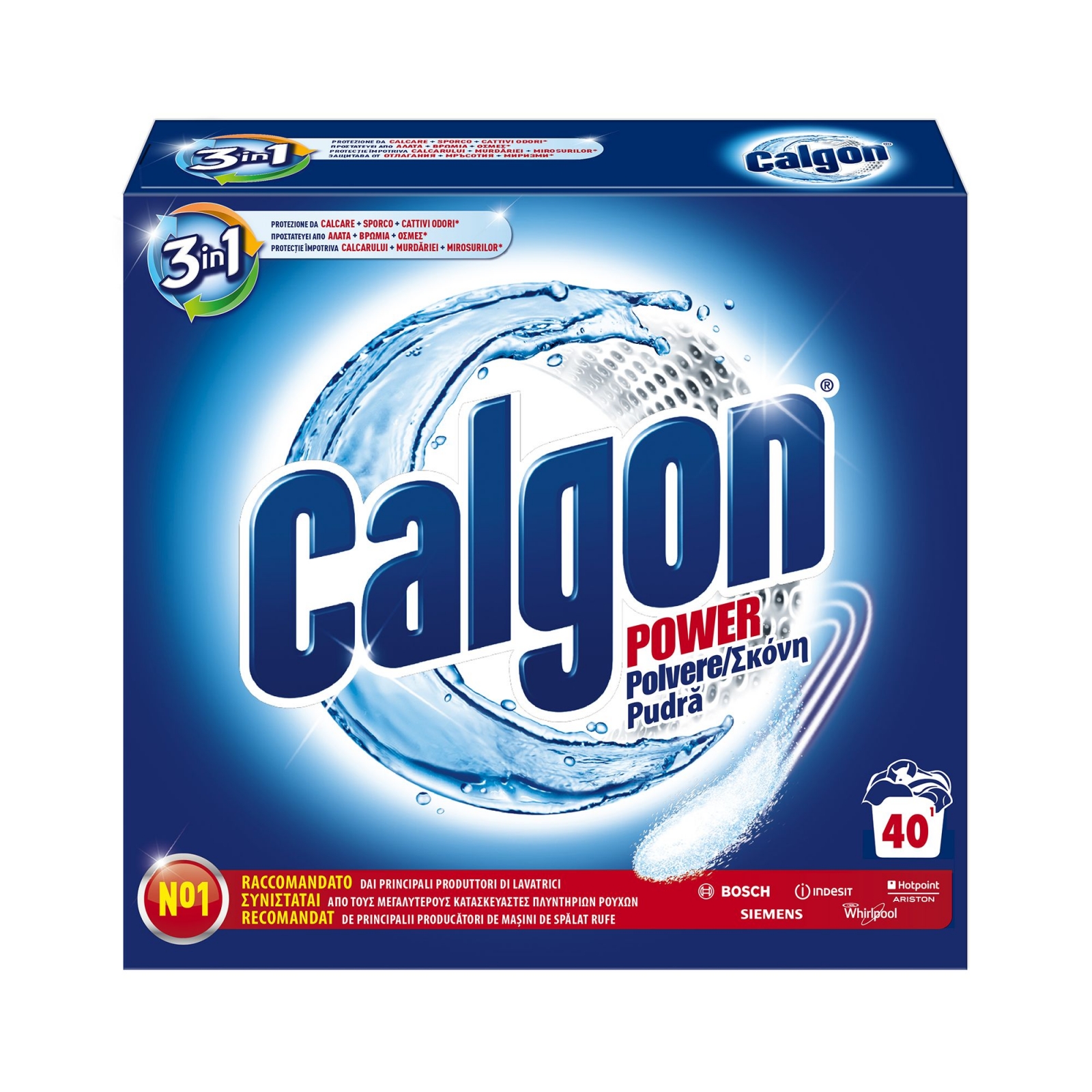 Calgon Pudra anticalcar, 2 kg, 3in1 Protect Clean