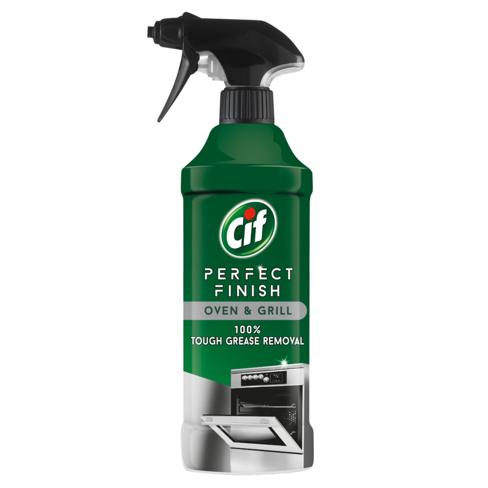 Cif Solutie pentru cuptor si gratar, cu pompa, 435 ml, Perfect Finish