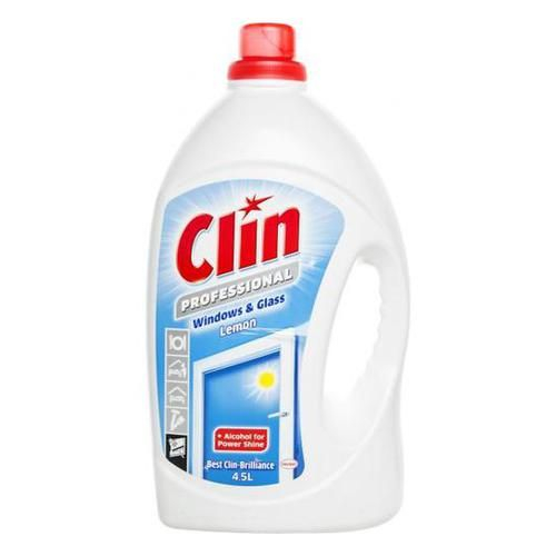 Clin Solutie curatat geamuri, 4.5 L, Lemon