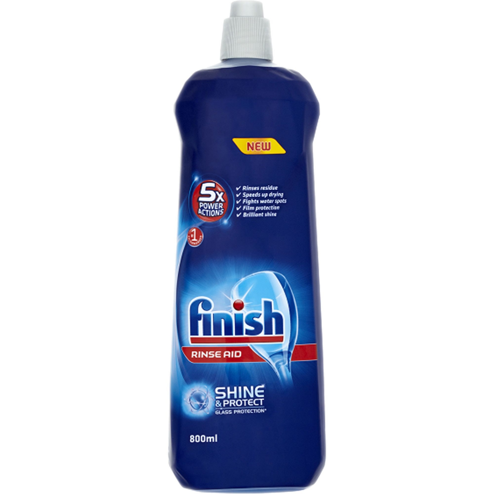 Finish Solutie de clatire pentru masina de spalat vase, 800 ml
