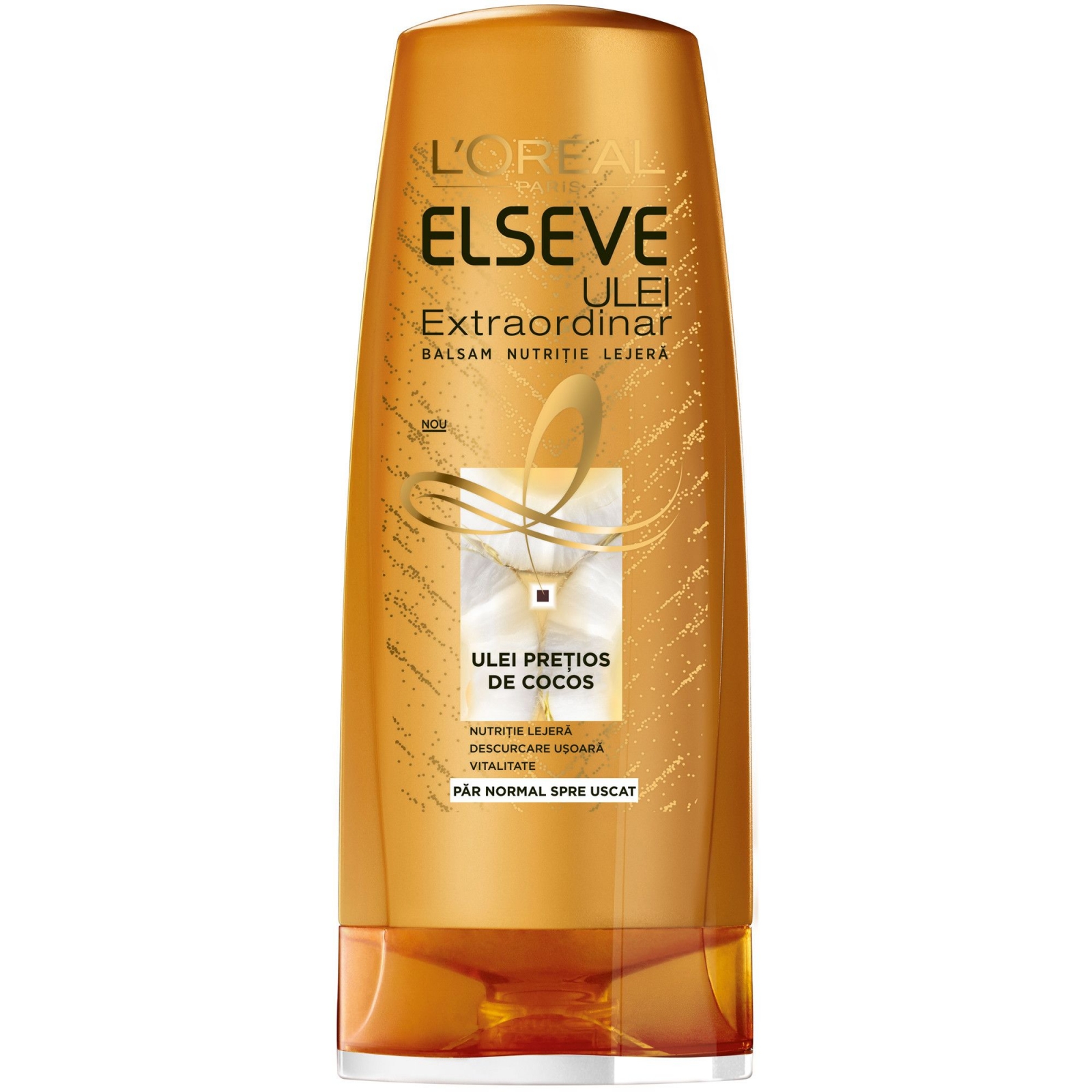 L Oreal Elseve Balsam, 200 ml, Ulei Extraordinar cu Ulei de Cocos pentru par normal spre uscat