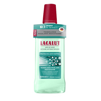Lacalut Apa de gura micelara, 500 ml, Protectie Anti-tartru