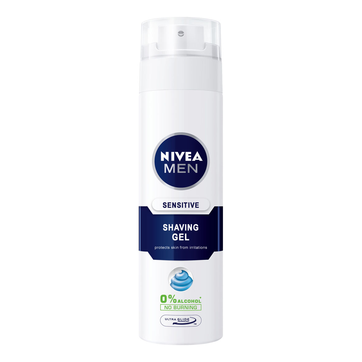 Nivea Gel de ras, 200 ml, Sensitive