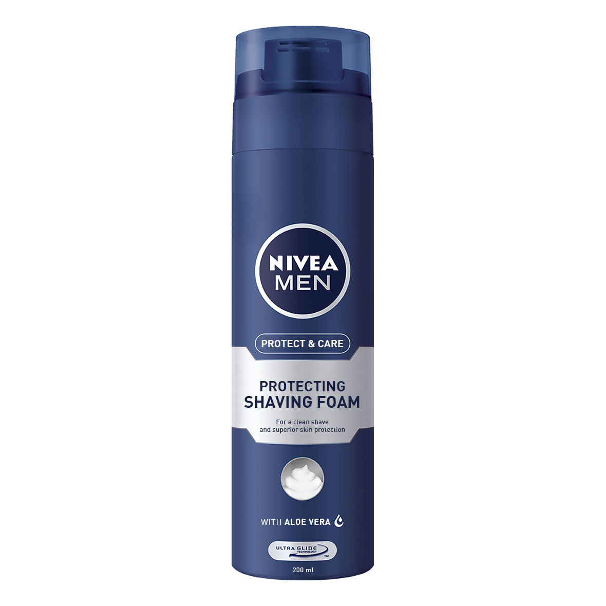 Nivea Spuma de ras, 200 ml, Protect Care