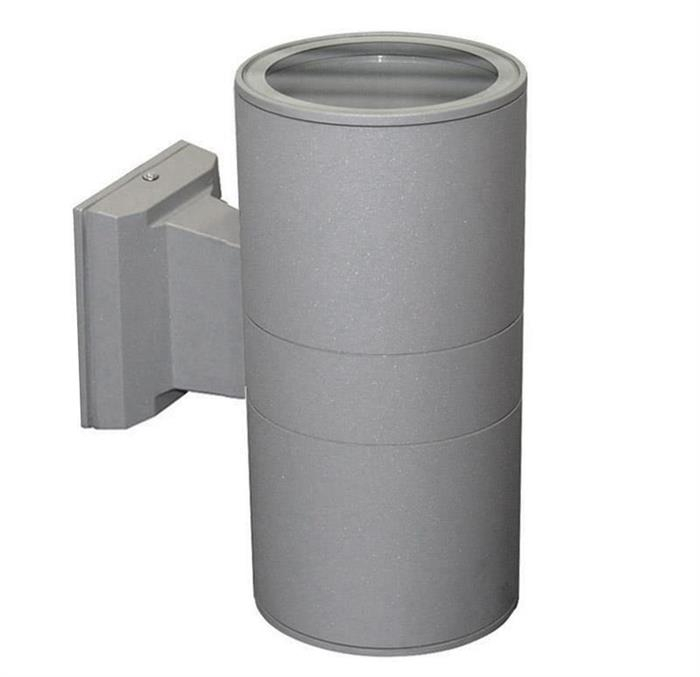 Aplica aluminiu cilindrica dubla IP44 [1]