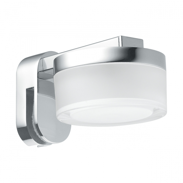 Aplica baie EGLO ROMENDO 97842, LED 4.5W 480lm 3000K IP44, Otel, Transparent, Satinat