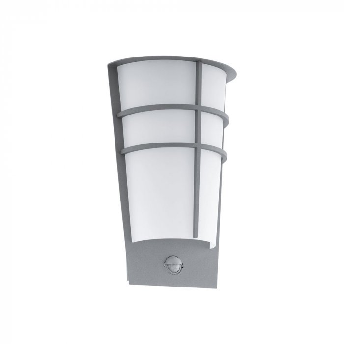 Aplica exterior EGLO BREGANZO 1 96017, LED 2X2.5W 360lm 3000K IP44, Otel zincat, Alb