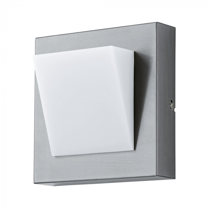 Aplica exterior EGLO CALGARY 1 94114, LED 1X3.7W 320lm 3000K IP44, Inox, Alb