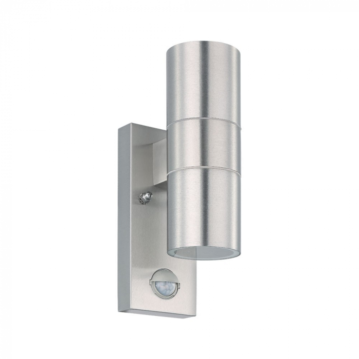 Aplica exterior EGLO RIGA 5 32898, GU10 2X3W IP44, Sticla, Inox