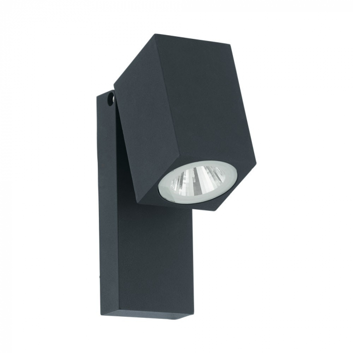 Aplica exterior EGLO SAKEDA 96286, LED 1X5W 650lm 3000K IP44, Aluminiu turnat, Antracit