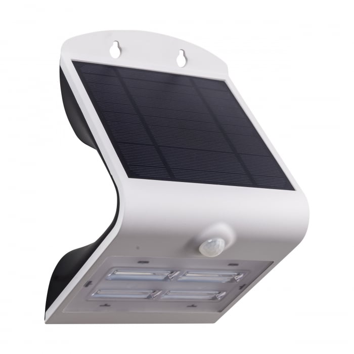Aplica solara cu senzor zi/noapte EGLO LAMOZZO 98757, SOLAR-LED 3.2W 440lm 3000K, 4000K, 6000K IP44, Plastic, Transparent [1]