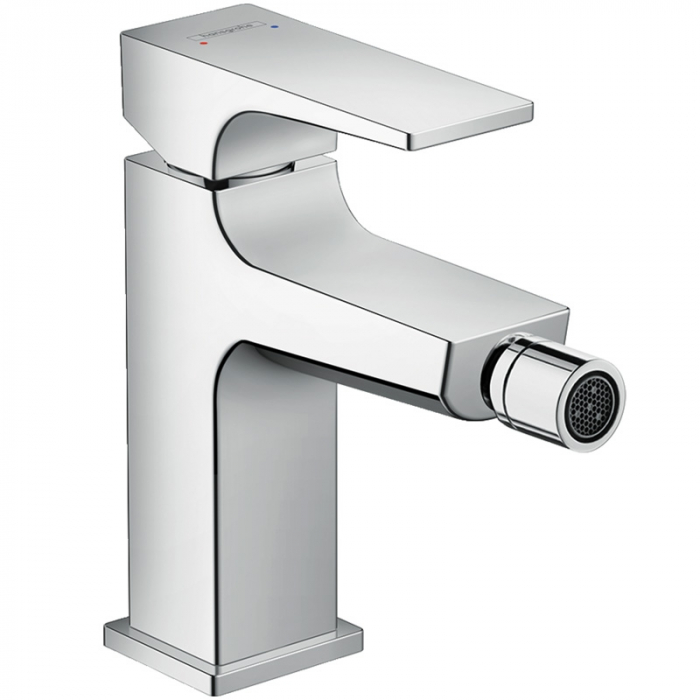 Baterie bideu cu ventil click-clack, Hansgrohe, Metropol, crom