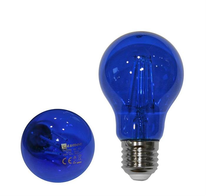 Bec para colorat cu LED COG E27 6W (≈75w) lumina albastra [1]