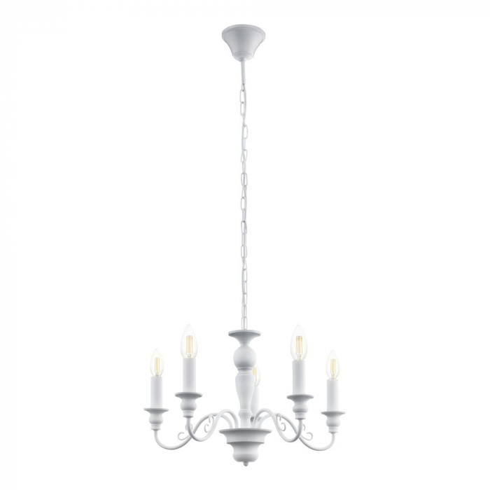 Candelabru EGLO CAPOSILE 49851, E14 5X40W O545mm,