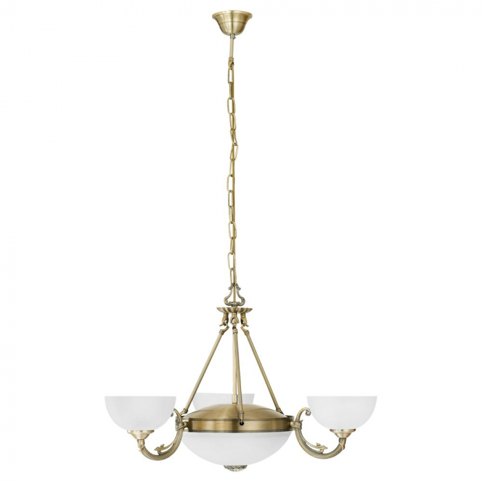 Candelabru EGLO SAVOY 82748, E14;E27 3X40W;2X60W O740mm, Alb