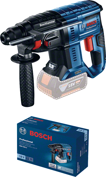 Ciocan rotopercutor cu acumulator Bosch GBH 180-LI, 18V, 1.7J, 1800rpm, SDS-Plus, fara acumulator [1]
