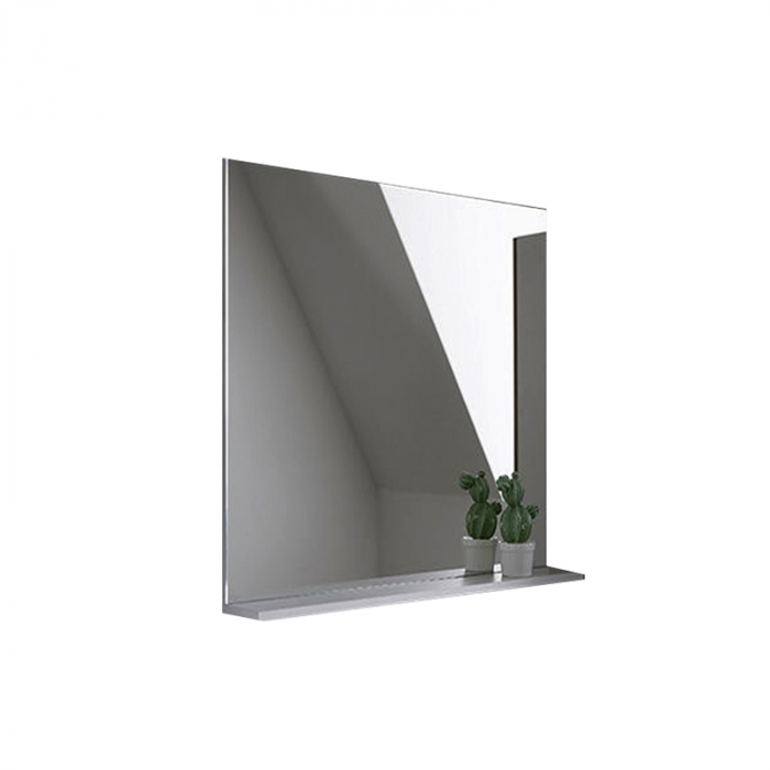 Oglinda cu etajera, Kolpasan, Evelin, 65×70 cm, alb homesolutions.ro