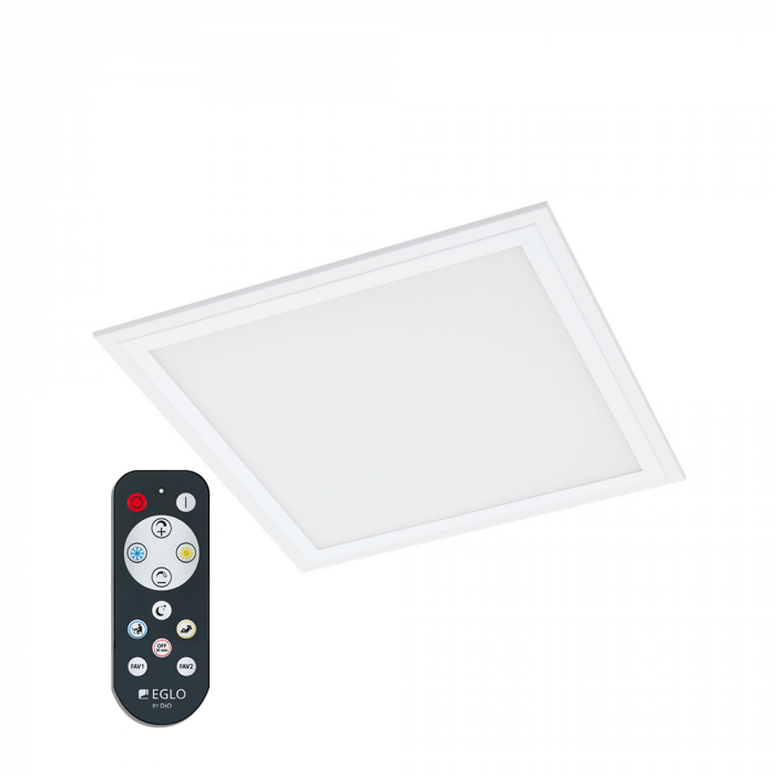 Panou LED dimabil EGLO SALOBRENA-A 98201, LED 14W 1850lm 2700-6500K, Alb