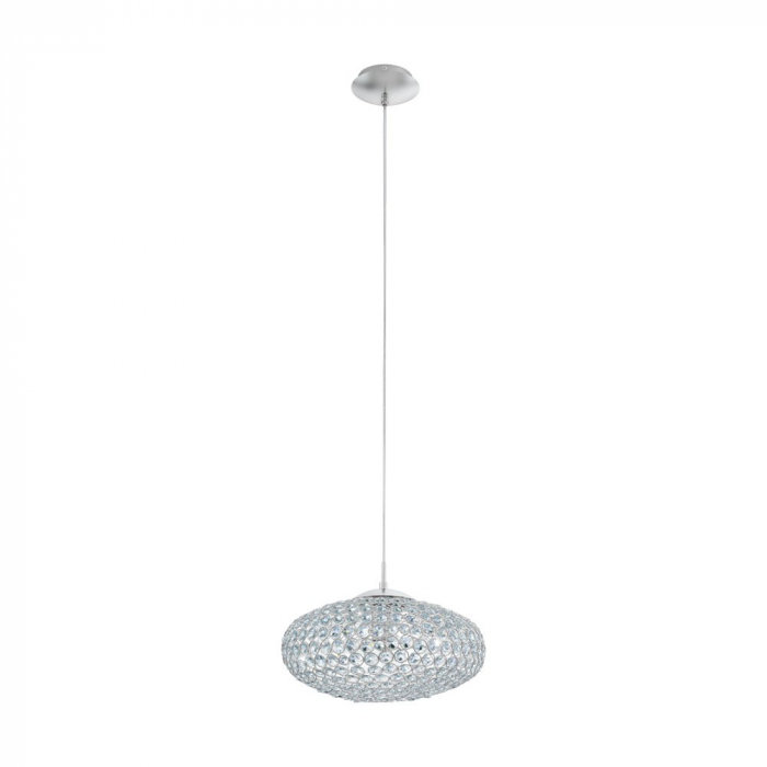 Pendul cristal EGLO CLEMENTE 95286, E27 1X60W O350mm, Transparent