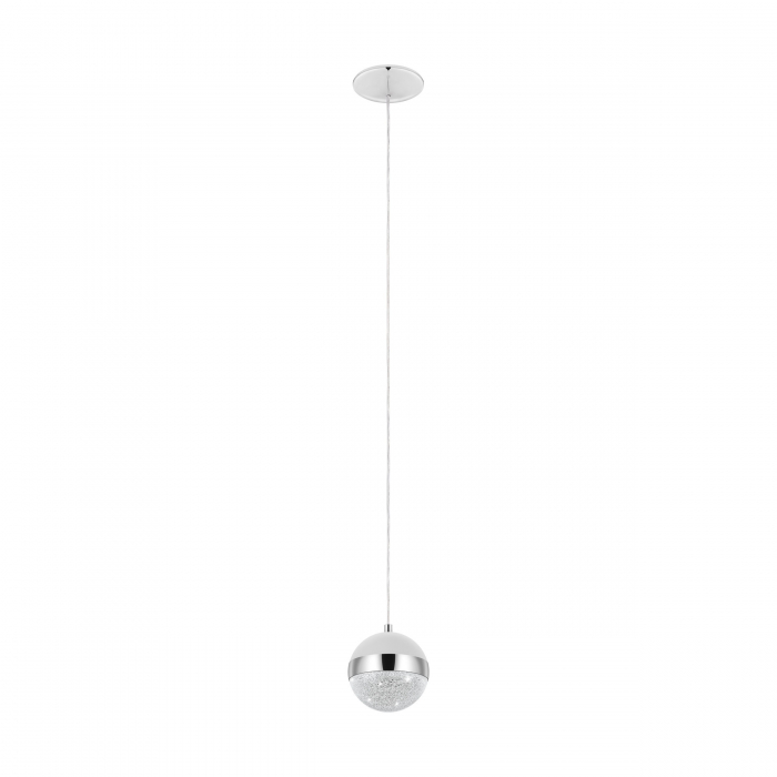 Pendul EGLO LICOROTO 98556, G9 1X3W O120mm, Alb, Transparent